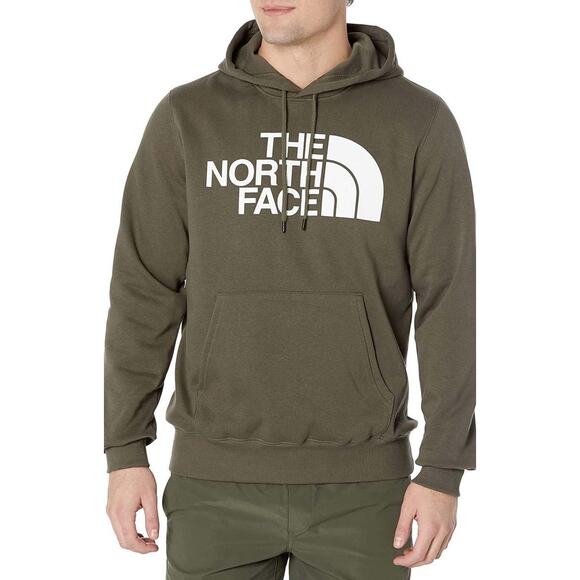 NEW The North Face Evo Half Dome Hoodie New Taupe Green Pullover Streetwear MED